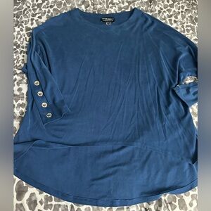 Frank Lyman Designs high low hem 3/4 sleeve top Sz 8